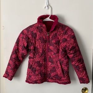 Girls North Face Reversable Jacket